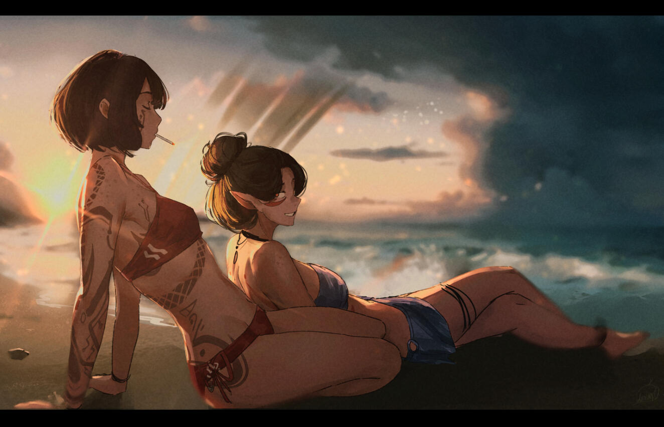 Beach Before the Storm